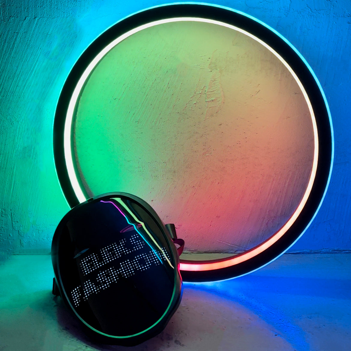 LED變臉面具(可自行上傳圖片)